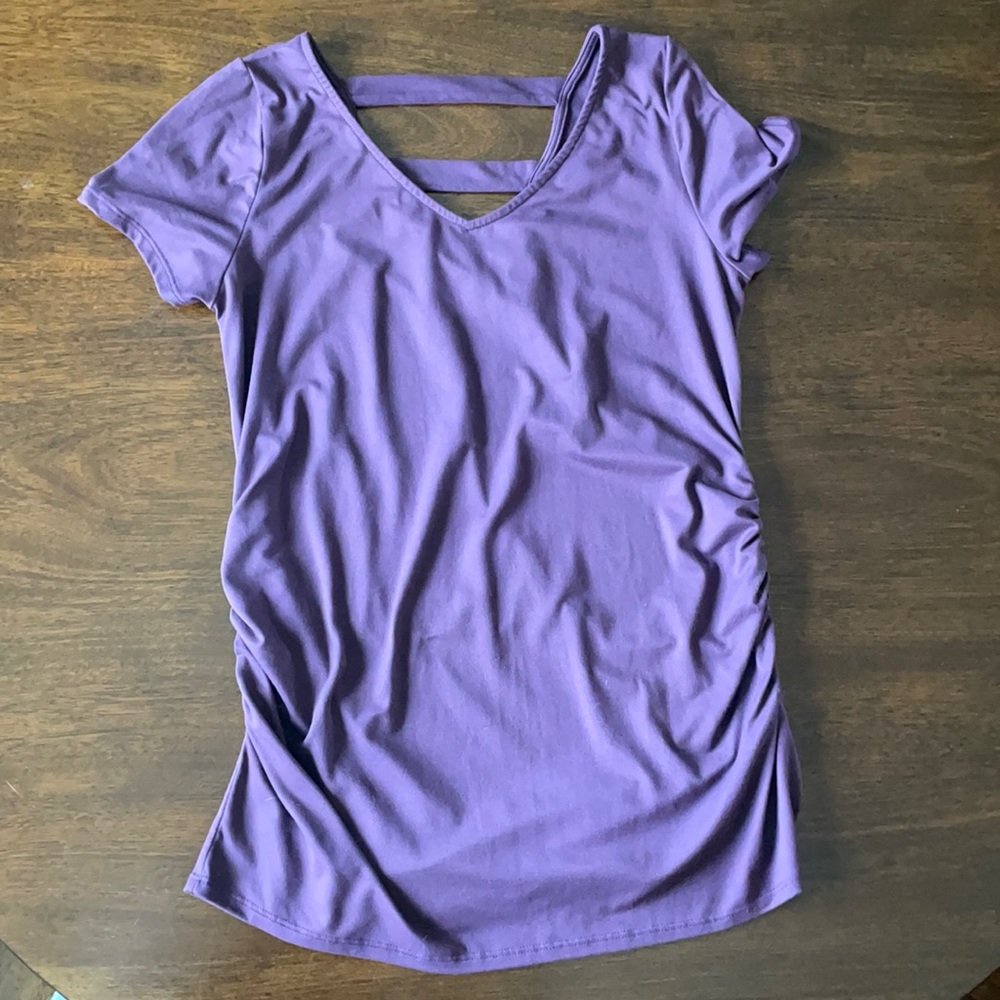 Full moon maternity shirt medium purple